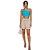 Short Sarja Myft Cargo Super High V23 Bege Feminino - Imagem 3