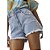 Short Jeans Lança Perfume Comfort Low V23 Azul Feminino - Imagem 1