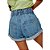 Short Jeans Myft Clochard Super High V23 Azul Feminino - Imagem 2
