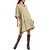 Vestido Sarja Myft Curto Verde Feminino - Imagem 3