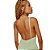 Vestido Sarja Myft Decote Costas Midi V23 Verde Feminino - Imagem 4