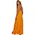 Vestido Sarja Myft De Alça Longo Laranja Feminino - Imagem 3