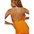 Vestido Sarja Myft De Alça Longo Laranja Feminino - Imagem 4