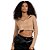 Blusa Myft Cropped Marrom Feminino - Imagem 5