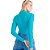 Blusa Myft Manga Longa Basic Verde Feminino - Imagem 2