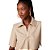 Blusa Lança Perfume Gola V Marrom Feminino - Imagem 4