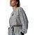 Blusa Cropped Easy Lança Perfume Tweed Cinza Feminino - Imagem 1