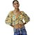 Blusa Cropped Lança Perfume Floral V23 Laranja Feminino - Imagem 1