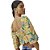 Blusa Cropped Lança Perfume Floral V23 Laranja Feminino - Imagem 3