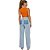 Camiseta Cropped Myft Com Amarração Laranja Feminino - Imagem 3