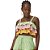 Blusa Cropped Lança Perfume Com Babados V23 Verde Feminino - Imagem 1