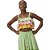 Blusa Cropped Lança Perfume Com Babados V23 Verde Feminino - Imagem 3