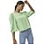 Blusa Lança Perfume Manga 7/8 V23 Verde Feminino - Imagem 3