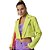 Blazer Cropped Easy Lança Perfume Verde Feminino - Imagem 1