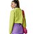 Blazer Cropped Easy Lança Perfume Verde Feminino - Imagem 2