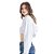 Camisa Cropped Myft Branco Feminino - Imagem 3
