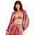 Camisa Lança Perfume Oversized Cropped AV23 Vermelho Feminino - Imagem 1