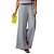 Calça Estampada Easy Lança Perfume Wid Leg Branco Feminino - Imagem 1