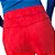 Calça Lança Perfume Wide Leg Em Suede Vermelho Feminino - Imagem 4