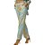 Calça Lança Perfume Estampada Wide Leg Azul Feminino - Imagem 1