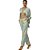Calça Lança Perfume Estampada Wide Leg Azul Feminino - Imagem 3