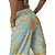 Calça Lança Perfume Estampada Wide Leg Azul Feminino - Imagem 2