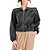 Jaqueta Myft Bomber Cropped Preto Feminino - Imagem 4