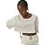 Blusa Cropped Easy Lança Perfume Shine V23 Off White Feminino - Imagem 3