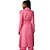 Jaqueta Parka Lança Perfume Trench Coat Rosa Feminino - Imagem 2