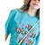 Camiseta Estampada Myft Azul Feminino - Imagem 4