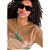 Camiseta Estampada Myft Alongada Marrom Feminino - Imagem 4