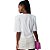 Camiseta Lança Perfume Com Ombreira Off White Feminino - Imagem 2