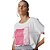 Camiseta Easy Lança Perfume Cropped Off White Feminino - Imagem 1