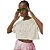 Camiseta Cropped Easy Lança Perfume Shine Off White Feminino - Imagem 1