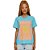 Camiseta Myft Estampada V23 Azul Feminino - Imagem 1