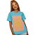 Camiseta Myft Estampada V23 Azul Feminino - Imagem 3