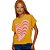 Camiseta Estampada Myft Laranja Feminino - Imagem 1