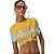 Camiseta Lança Perfume Bicolor V23 Laranja Feminino - Imagem 1