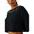 Camiseta Cropped Easy Lança Perfume Bordado Preto Feminino - Imagem 3