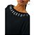 Camiseta Cropped Easy Lança Perfume Bordado Preto Feminino - Imagem 4