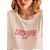 Camiseta Easy Lança Perfume Estampada AV23 Off White Feminino - Imagem 4