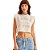 Camiseta Cropped Lança Perfume Muscle V23 Off White Feminino - Imagem 1
