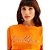Camiseta Cropped Lança Perfume Estampada AV23 Laranja Feminino - Imagem 4