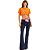 Camiseta Cropped Lança Perfume Estampada AV23 Laranja Feminino - Imagem 3