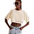 Camiseta Cropped Easy Lança Perfume Estampada AV23 Off White Feminino - Imagem 1