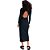 Vestido Myft Super Midi Preto Feminino - Imagem 2