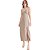 Vestido Myft Super Midi Marrom Feminino - Imagem 1