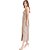 Vestido Myft Super Midi Marrom Feminino - Imagem 3