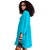 Vestido Myft Godê Azul Feminino - Imagem 3