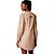 Vestido Lança Perfume de Couro Marrom Feminino - Imagem 2